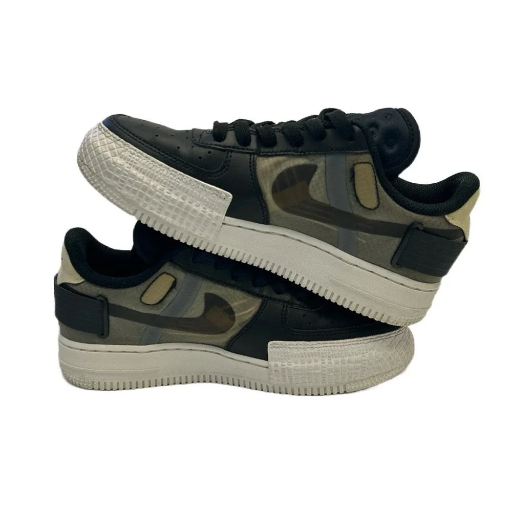 Nike‎ AF1-Type Air Force 1 Type Low Black-Anthracite-Zinnia Youth Size 4.5Y